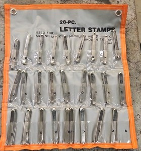 25 piece letter stamps (R139)