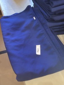 large blue banner (gym)
