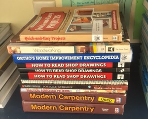 Woodworking books  (r136)