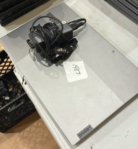 Silver think book computer (gym)