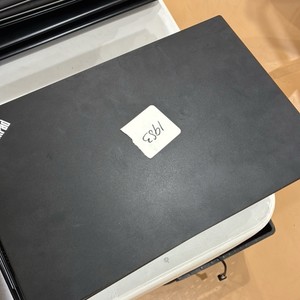 8 Black Think pad, computers (gym)