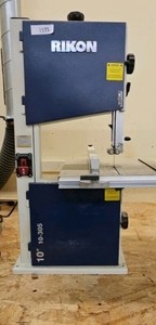 Rikon 10-305 Band Saw Corded Electric 10 in Blade Blue & White (r137)
