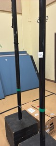 volleyball and Badminton stand (gym)