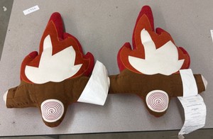 two fire pillows (r137)
