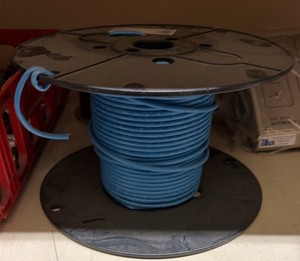 partial spool of Kat five wire (r137.5)