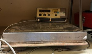 vintage industrial platform scale from the 70s (r137.5)