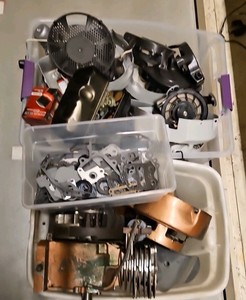 to totes of engine parts (r137.5)