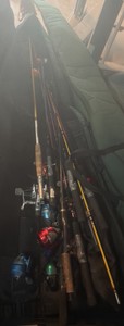 fishing poles