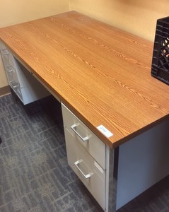 Desk with drawers (L-Office)