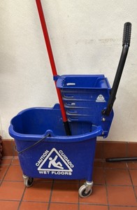 mop and bucket (KITCHEN)