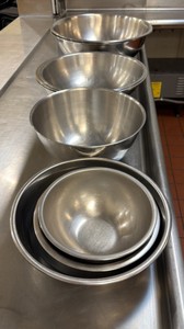 lot of salad bowls (gym)