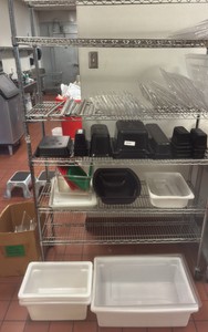 Miscellaneous salad bar bins & covers (KITCHEN)