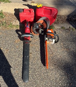 Chainsaw and hedge trimmer (R139)
