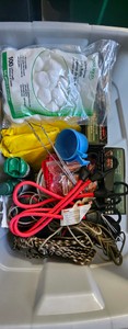 assortment of camping supplies  (r140)