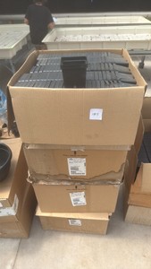 Bulk Lot of Square Greenhouse Nursery Pots
