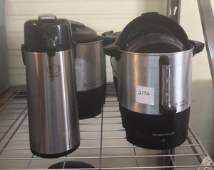 Hamilton Beach Coffee Makers and hot pot  (r140)
