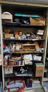 6 tiered shelving unit  (r140)