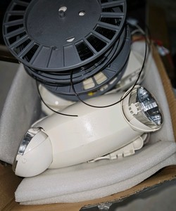 Security lights and wire spools  (r140)