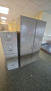 assortment of filing cabinets cc