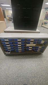 assortment of storage cabinets cc