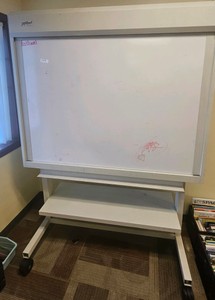 soft board whiteboard on wheels CR220