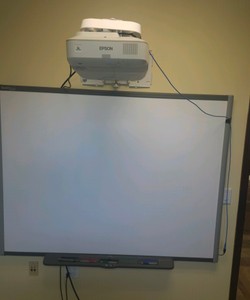 Epson projector with smart CR217 board and mount