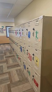 Bank of lockers  (C hall 2F)