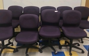 Purple office chairs 3HB1F
