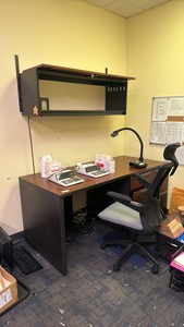desk and wall shelf CSR