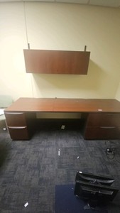 office desk with wall unit CSR