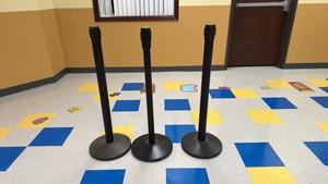 stanchions  3 in lot 3HB1F