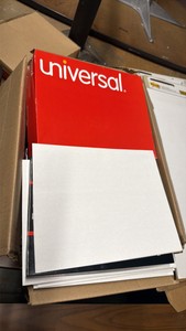 entire box of Uline, premium laser, labels, color paper