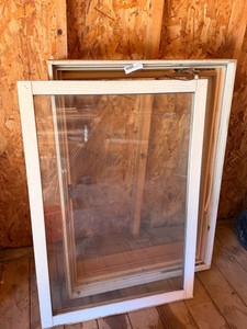 New Wood Framed Window Unit - Window Insert.