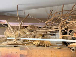 MISC. Includes wood - Construction Heater & Wiring - everything shown