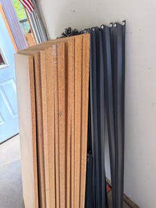 4 Units of Heavy-duty Boltless Steel/Wood shelving units