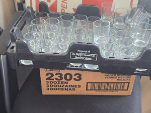 Lot of (83) Libbey� Commercial 3-oz Jigger Glasses