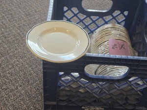 Lot of (23) Interamerican Porcelain Commercial Bread Plates 6