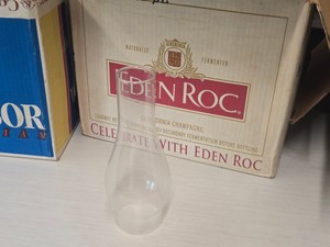 Lot of (12) Glass Chimneys for Oil Lamps