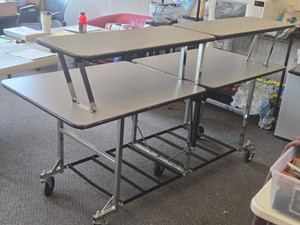 Commercial Two-Tier Serving Table  Collapsible