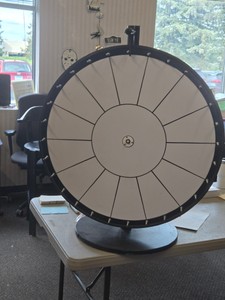 Tabletop Dry Erase Prize Wheel 34 12