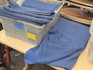 Lot of (5) Commercial Tablecloth 120 x 60 (royal blue) (rectangle)