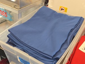 Lot of (6) Commercial Tablecloth 120 x 60 (royal blue) (rectangle)