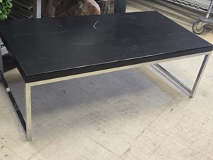 Padded  Metal Frame Coffee Table 44 x 22 x 15
