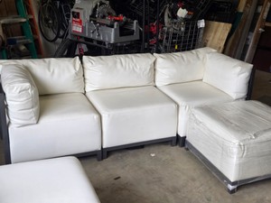 Sectional Couch with Foot Rest