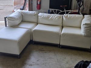Sectional Couch with Foot Rest