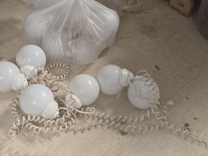 2 Sets of Hanging Lights 25 long each strand