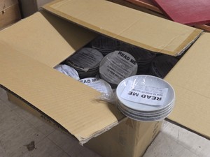 Lot of (45) Lelfmann Welden Commercial Bread Plates 5 12