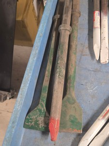 Lot of (3) Jack Hammer Bits - Flat and Mole Point