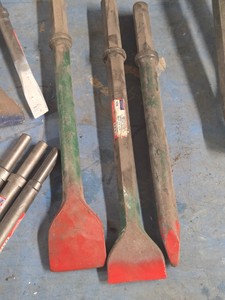 Lot of (3) Jack Hammer Bits - Flat and Mole Point