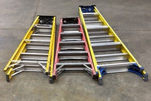 (2) 6ft ladders  (1) Louisville 8ft ladder